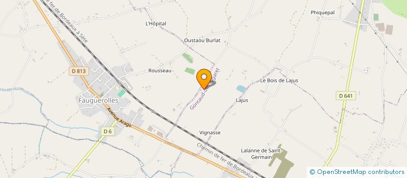 localisation de l'entreprise FLSO à GONTAUD DE NOGARET