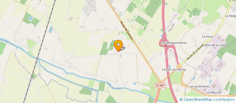 localisation de l'entreprise FLT PROJET PEINTURE  VIVY