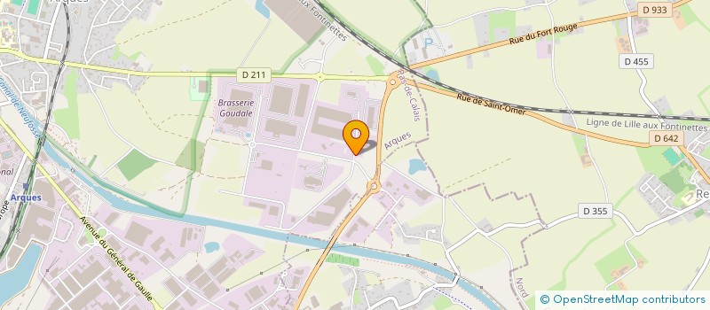 localisation de l'entreprise FLTCM  ARQUES