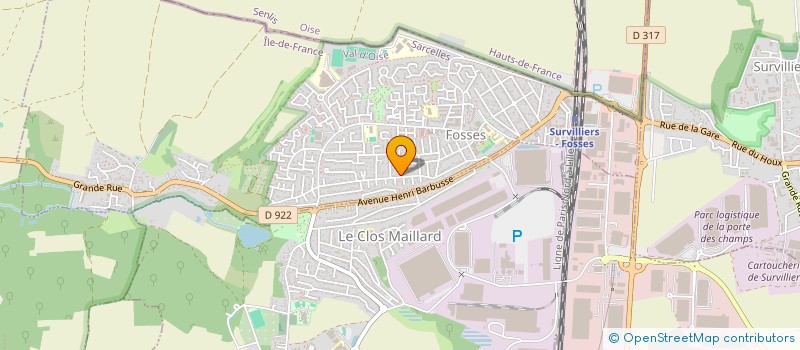 localisation de l'entreprise FLTD BATIMENT à RUEIL-MALMAISON