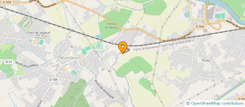 localisation de l'entreprise FLTE  MONTAUBAN