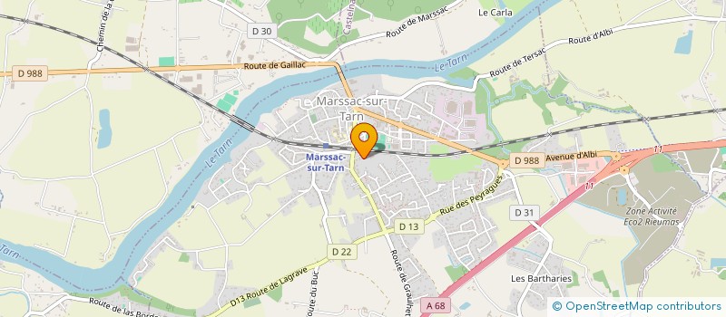 localisation de l'entreprise FLTRANS SARL à FAYSSAC