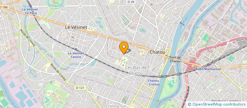 localisation de l'entreprise FLUALLE  CHATOU