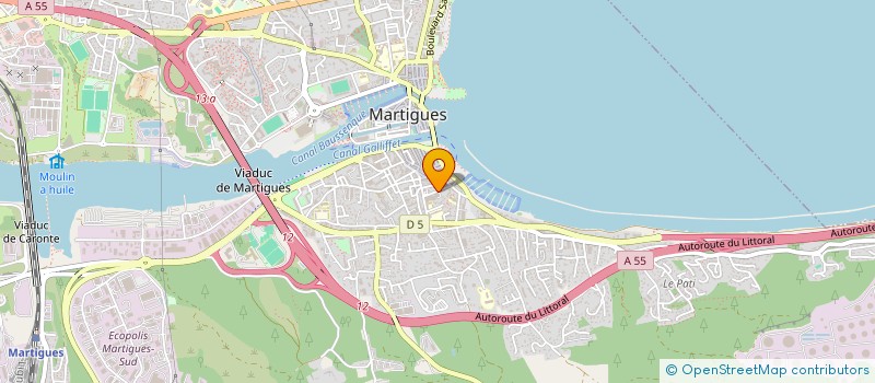 localisation de l'entreprise FLUENCE à MARTIGUES