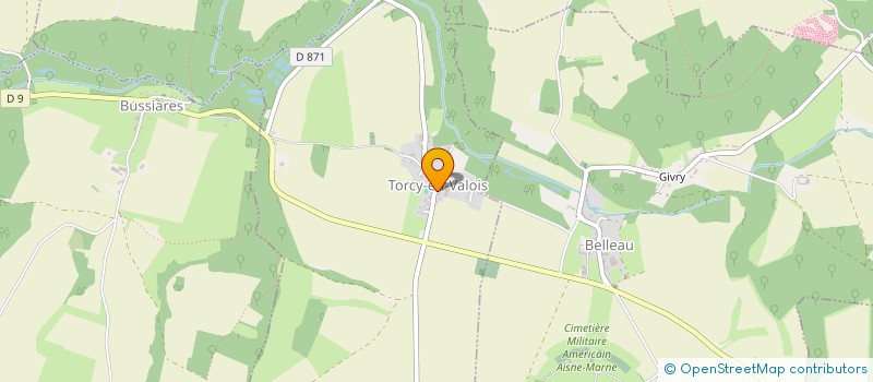 localisation de l'entreprise FLUETTE  TORCY-EN-VALOIS