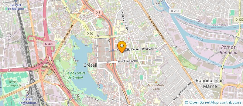 localisation de l'entreprise FLUID CITY  CRETEIL