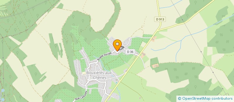 localisation de l'entreprise FLUID'EST  BOUXIERES-AUX-CHENES