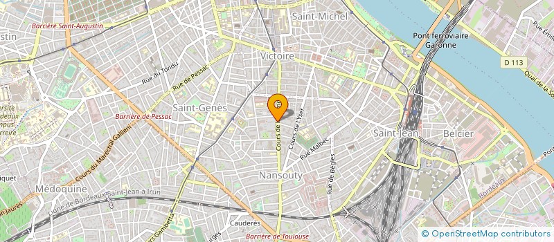 localisation de l'entreprise FLUID SYSTEM à BORDEAUX