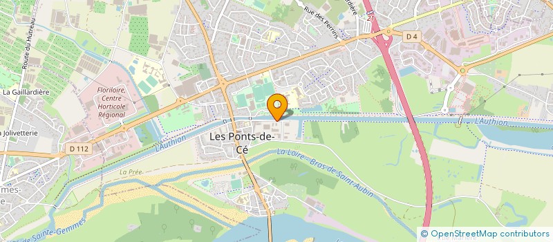 localisation de l'entreprise FLUID-SYSTEM à LES PONTS-DE-CE