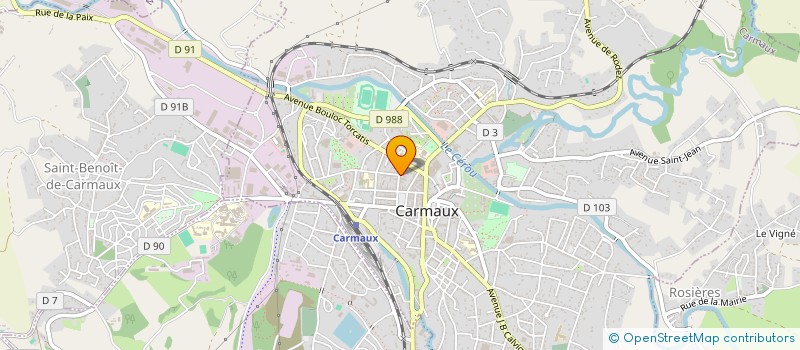 localisation de l'entreprise FLUIDANSE  CARMAUX