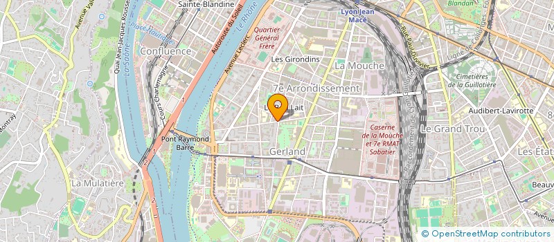 localisation de l'entreprise FLUIDCONCEPT à LYON