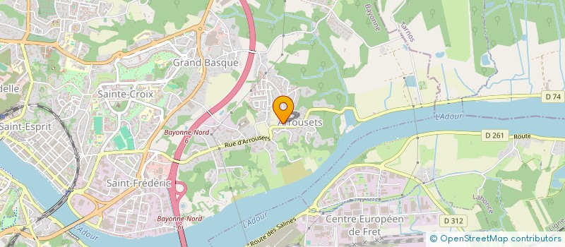 localisation de l'entreprise FLUIDE CONCEPT à BAYONNE
