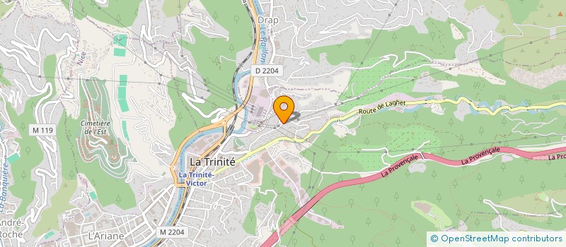 localisation de l'entreprise FLUIDE ENERGY à LA TRINITE