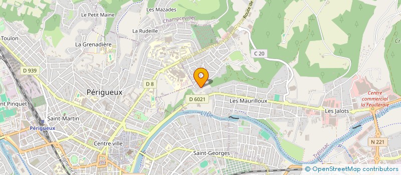 localisation de l'entreprise FLUIDE HOME à TRELISSAC