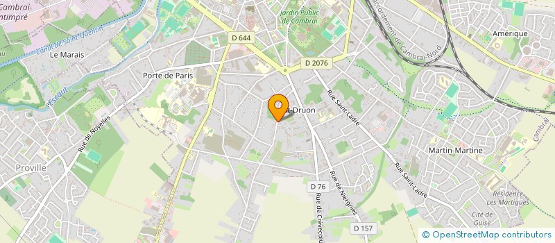 localisation de l'entreprise FLUIDE I.T. à CAMBRAI