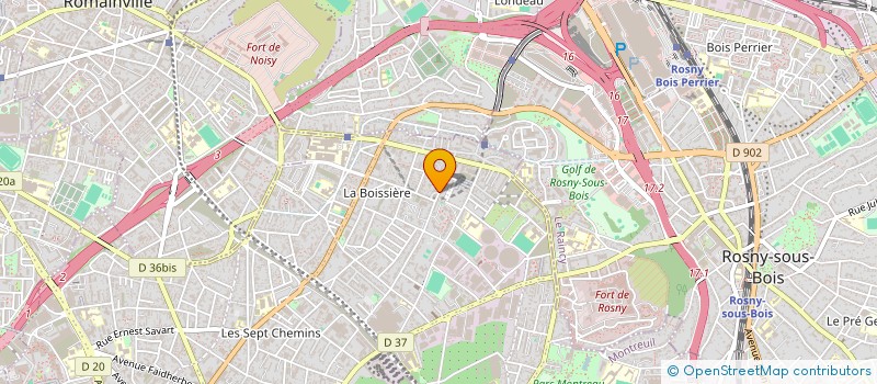 localisation de l'entreprise FLUIDE SERVICE TRANSPORT à MONTREUIL