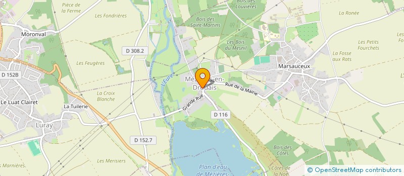 localisation de l'entreprise FLUIDENERGIES à MEZIERES-EN-DROUAIS