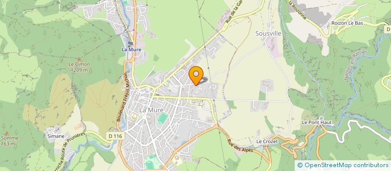 localisation de l'entreprise FLUIDEO ENERGIE  LA MURE