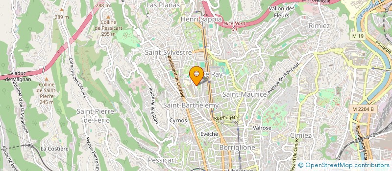 localisation de l'entreprise FLUIDES AIR SERVICES à NICE