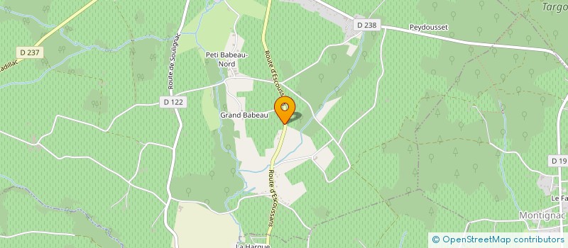 localisation de l'entreprise FLUIDES CONCEPT  TARGON