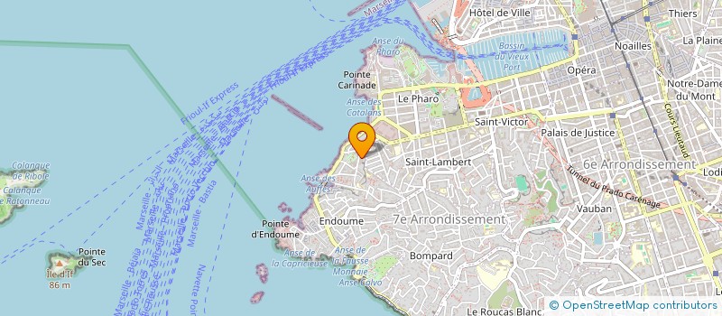 localisation de l'entreprise FLUIDES CONSEIL ET INGENIERIE  MARSEILLE
