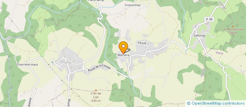 localisation de l'entreprise FLUIDES ET TECH  THUSY