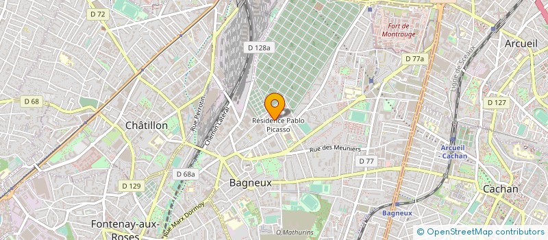 localisation de l'entreprise FLUIDES GAZ EQUIPEMENTS SERVICE à BAGNEUX