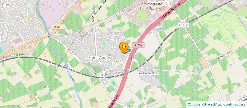 localisation de l'entreprise FLUIDES INSTALLATION MAINTENANCE  SAINT-AUNES