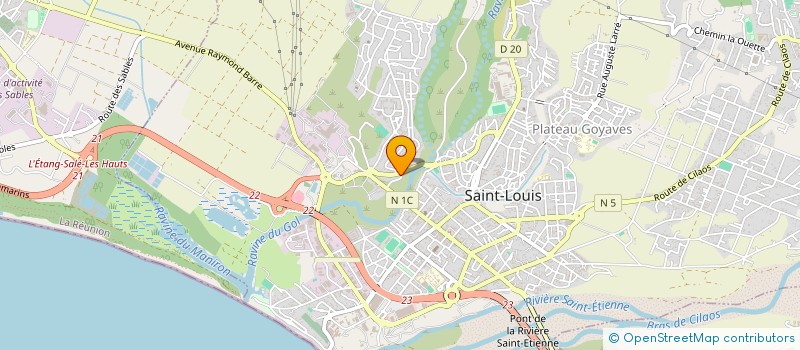 localisation de l'entreprise FLUIDES PLOMBERIE SERVICE à SAINT-LOUIS