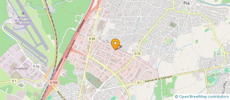 localisation de l'entreprise FLUIDES SERVICES 66  PERPIGNAN