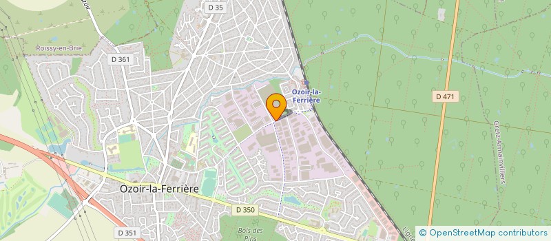 localisation de l'entreprise FLUIDES TECHNIQUES APPLICATIONS à OZOIR-LA-FERRIERE