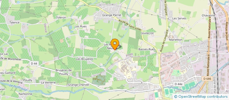 localisation de l'entreprise FLUITECH  ARNAS