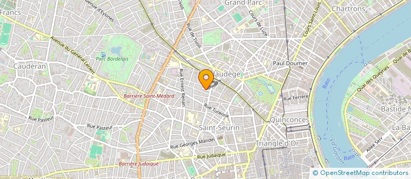 localisation de l'entreprise FLUO  BORDEAUX