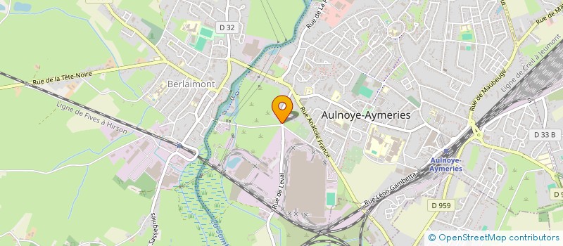 localisation de l'entreprise FLUO CORP  TAISNIERES-EN-THIERACHE