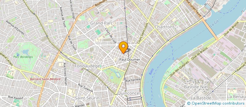 localisation de l'entreprise FLUORESCENCE à BORDEAUX