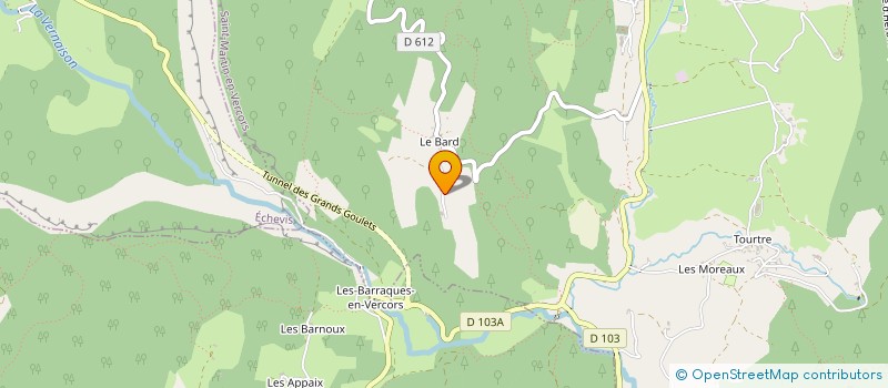 localisation de l'entreprise FLUTE, C'EST UNE CLEF D'UT à SAINT-MARTIN-EN-VERCORS