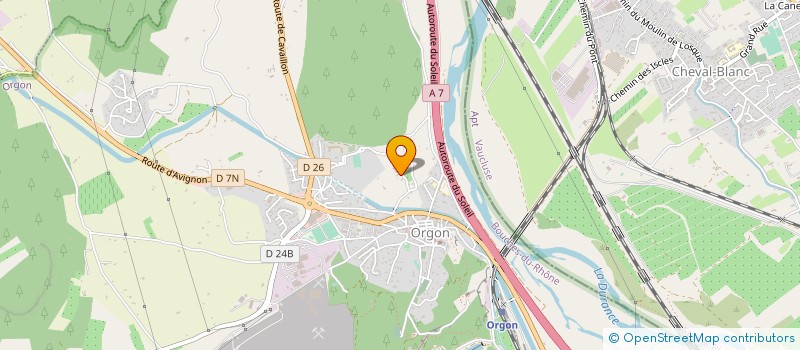 localisation de l'entreprise FLUTES DE TAMBOURIN (F.D.T.)  ORGON