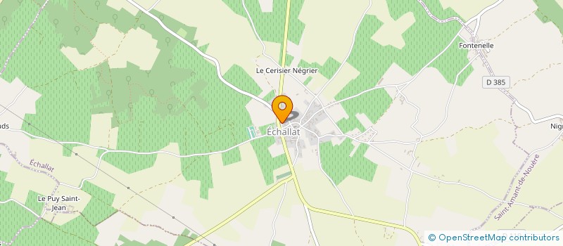 localisation de l'entreprise FLUTES EN JEU à ECHALLAT