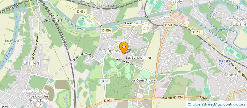 localisation de l'entreprise FLUTOPAJE  COUPVRAY