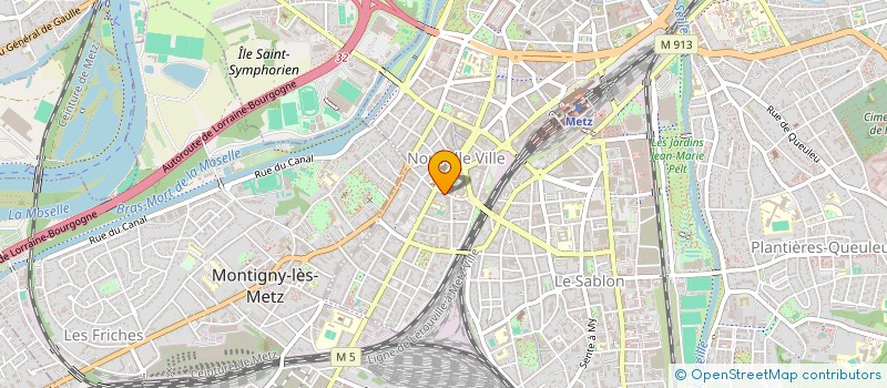 localisation de l'entreprise FLUUSE  METZ