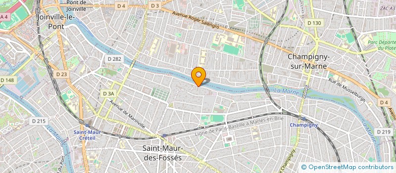 localisation de l'entreprise FLUVEACHU INVEST à SAINT-MAUR-DES-FOSSES