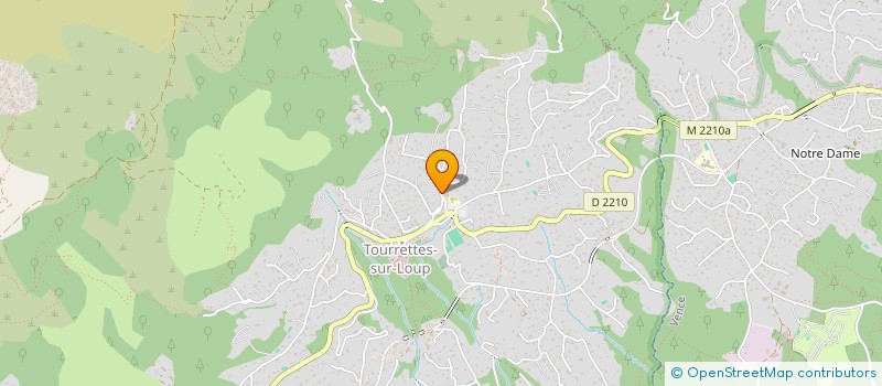 localisation de l'entreprise FLUVIAE  TOURRETTES-SUR-LOUP