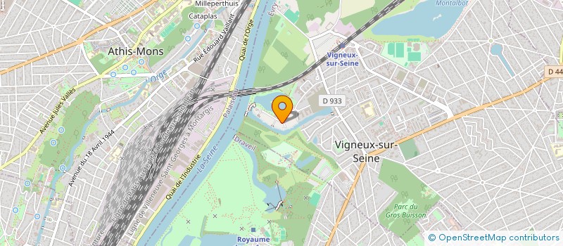 localisation de l'entreprise FLUVIAL SERVICES ENTRETIEN  VIGNEUX-SUR-SEINE