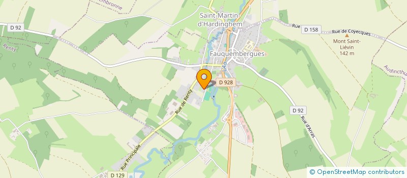 localisation de l'entreprise FLUVIALFLECHEDOR à FAUQUEMBERGUES