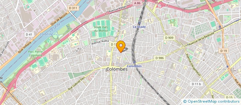 localisation de l'entreprise FLUX CROISES  COLOMBES