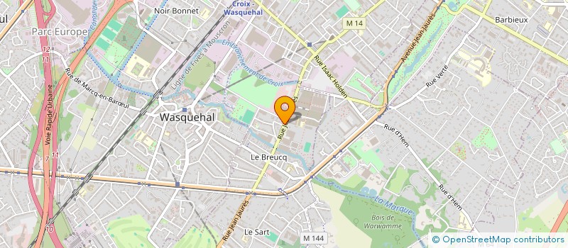 localisation de l'entreprise FLUX-ID à VILLENEUVE-D'ASCQ