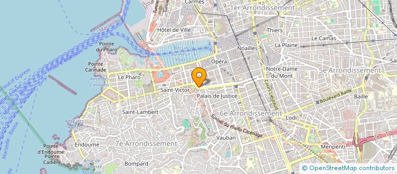localisation de l'entreprise FLUX (O) à MARSEILLE