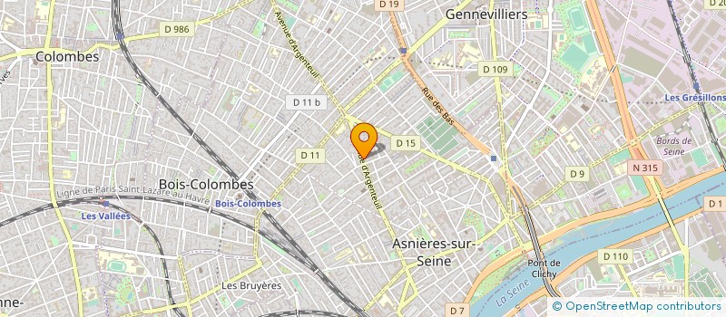 localisation de l'entreprise FLUX TECH ENERGY  ASNIERES-SUR-SEINE