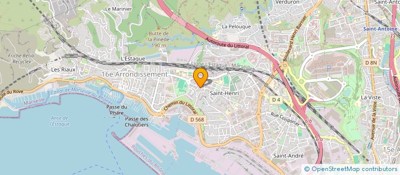 localisation de l'entreprise FLUX TENDU à MARSEILLE