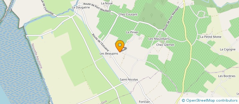 localisation de l'entreprise FLUXA COTTAGE  SAINT-DIZANT-DU-GUA